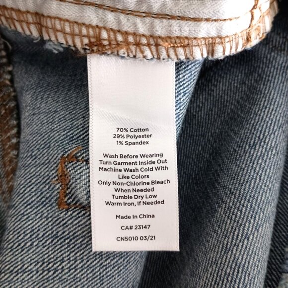 Talbots Modern High Waist Ankle Jeans Plus Size 18W Blue Denim NWT Stretch - Picture 7 of 7